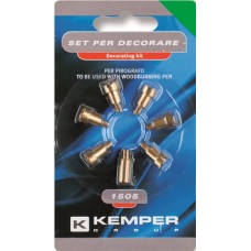 Σετ 7 ανταλλακτικές μύτες σφραγίδες για τους πυρογράφους 1500 KIT και 1500 PRO Σετ 7 ανταλλακτικές μύτες σφραγίδες για τους πυρογράφους 1500 KIT και 1500 PRO